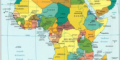 Karta Katara U Africi 