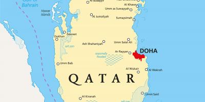 Katar karti gradova
